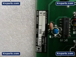 Square D 8881 B60 Circuit Board PCB – actual item, photo 3 of 5