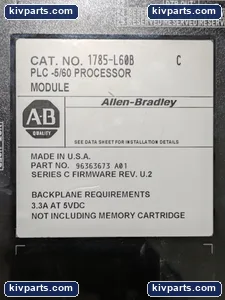 Allen-Bradley 1785-L60B Processor Module – actual item, photo 2 of 7