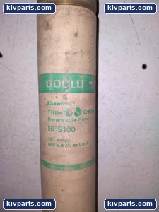 Gould RFS100 Hawmut Time Delay Renewable Fuse – actual item, photo 2 of 4