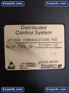 Reliance Electric O-57404-1E Communication Module DCS Board – actual item, photo 2 of 5