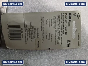 GC Electronics 35-482 Push on Push Off Button – actual item, photo 6 of 7