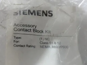 Siemens P600 Accessory Contact Block