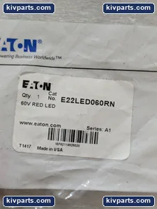 Eaton E22LED060RN Bulb Series A1 Pilot Light – actual item, photo 3 of 8