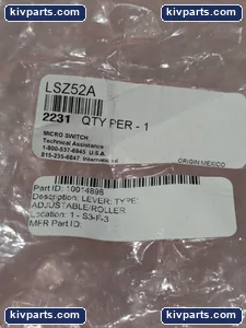 Honeywell LSZ52A Micro Switch – actual item, photo 5 of 6