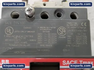 ABB T1N Sace 100 Circuit Breaker – actual item, photo 2 of 6