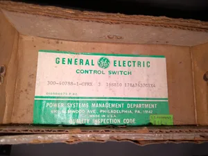 General Electric 16SB10 Controlswitch 3