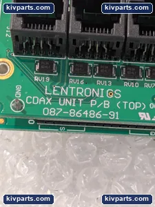 Lentronics 087-86486-91 Board RJ-45 Interface Card PCB – actual item, photo 2 of 7