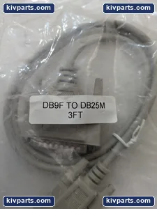 DB9F DB25M Modem Cable – actual item, photo 4 of 8