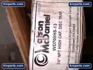 Watson Mcdaniel WD700HS-13 Valve – actual item, photo 2 of 2
