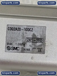 SMC CDQ2A20-10DCZ CQ2 Compact Air Cylinder – actual item, photo 2 of 5