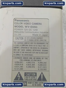 Panasonic WV-E550 Color Digital Video Camera – actual item, photo 9 of 12