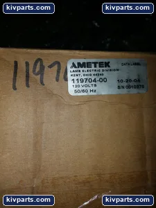 Ametek 119704-00 Lamb Vacuum Motor Blower – actual item, photo 2 of 3