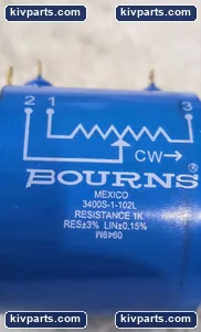 Lmyn 3400S-1-102L Bourns Wirewound Potentiometer – actual item, photo 3 of 4
