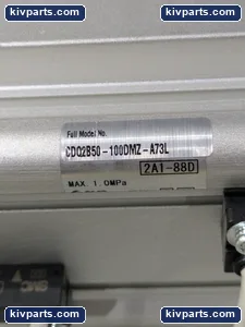SMC CDQ2B50-100DMZ-A73L Compact Cylinder – actual item, photo 2 of 6