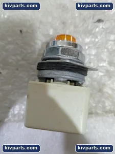 Square D 9001KM38DYS6 Yellow Amber Pilot Light – actual item, photo 6 of 7