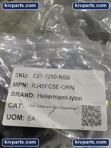 Hellermann Tyton RJ45FC5E-ORN Lug – actual item, photo 8 of 9