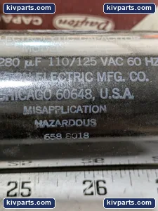 Dayton 4X064 Capacitor – actual item, photo 5 of 6