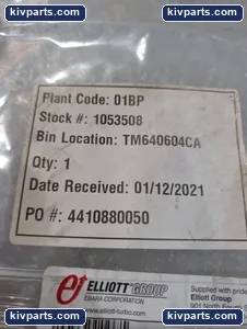Elliott 837771-25 Group Oil Seal – actual item, photo 4 of 6