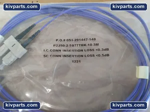 Corning P2J50-2-5B77TBK-10-3M Multimode Fiber Cable – actual item, photo 2 of 3