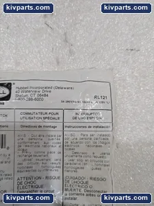 Hubbell RL121 Systems Special Use Switch – actual item, photo 2 of 5