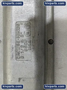 Crouse-Hinds Form 8 Conduit Body Cover – actual item, photo 2 of 8