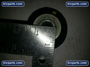 Rubber Roller Wheels 2.75in Diameter Metal Hub Lot of 4 Industrial Equipment – actual item, photo 4 of 7