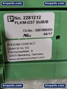 Phoenix Contact 2281212 SUB/B D-SUB Interface Module – actual item, photo 2 of 6