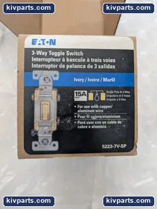 Eaton 5223-7V-SP-L Wiring Devices Switch – actual item, photo 3 of 4