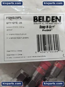 Belden FSNS59PL Hybrid RG59 Plenum Coaxial Cable – actual item, photo 2 of 7