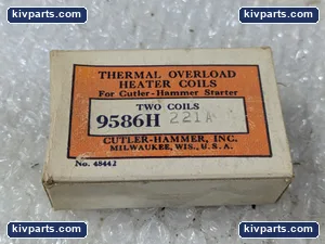 Cutler-Hammer 9586H221A Overload Heater Coil Two Coils – actual item, photo 2 of 4