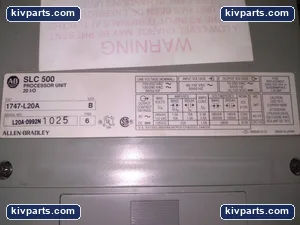 Allen-Bradley 1747-L20A SLC 500 Processor – actual item, photo 2 of 8