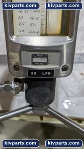PLANT M 68 30 LPM FISCHER & PORTER FLOW CONTROLER INDICTOR GLASS FLOAT – actual item, photo 3 of 8