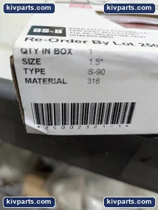 Bs&b 25002321-1 Valve – actual item, photo 7 of 9