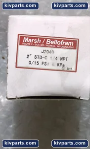 Marsh LWV26050-0007 J2040 Pressure Gauge – actual item, photo 4 of 4
