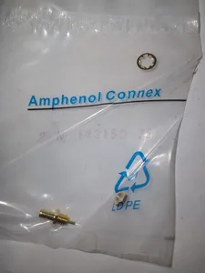Amphenol 142150-75 Mini SMB RF Connector Receptacle