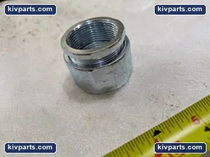 Rigid Conduit Threaded Fitting 1-1/4 Inch Galvanized Steel Male Female Adapter – actual item, photo 3 of 5