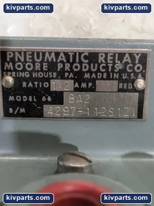 Moore Products BA2 4297-112S1Z1 Pneumatic Relay – actual item, photo 2 of 5