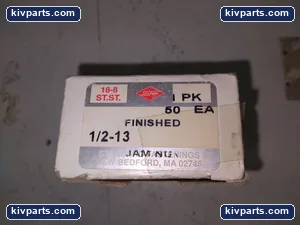 Stafast 1/2-13 18-8 Stainless Steel Finished Hex Jam Nut Coarse Thread LOT OF 50 – actual item, photo 2 of 4