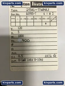 Crompton 256-TWNU Power Transducer KW1 Watt Meter – actual item, photo 2 of 3