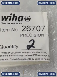 Wiha 26707 – actual item, photo 2 of 6