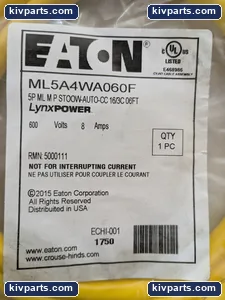 Eaton ML5A4WA060F Lynxpower Male Connector Cable – actual item, photo 2 of 5