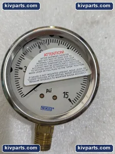 WIKA PSI Liquid Filled Pressure Gauge – actual item, photo 3 of 9