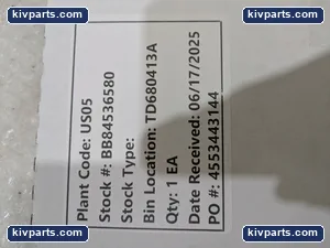 Bs&b 25002321-1 Valve – actual item, photo 5 of 9