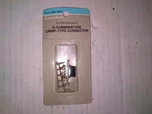 Radioshack DB9 Crimp-Type Connector