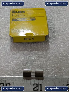 Bussmann SFE 4 Glass Fuse – actual item, photo 3 of 8