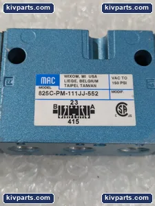 MAC 825C-PM-111JJ-552 Solenoid Air Valve – actual item, photo 2 of 6