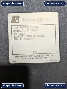 Reliance Electric 45C270 Memory Expansion Module – actual item, photo 2 of 7