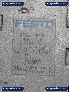 Festo CPE24-M1H-3GLS-3/8 163169 Solenoid Valve – actual item, photo 2 of 6