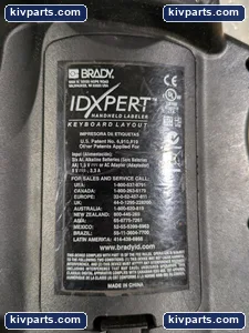 Brady XC-1500-580-WT-BK IDXPERT Handheld Label Printer – actual item, photo 4 of 5