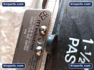 ITT 698557-075-031 Diaphragm Valve – actual item, photo 2 of 4